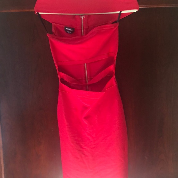 Extra small Red Bebe bodycon dress - Picture 2 of 4